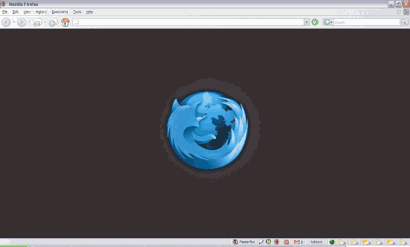 Firefox about:blank dark