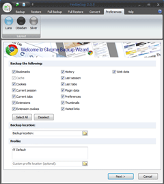 Backup and Restore Firefox Settings