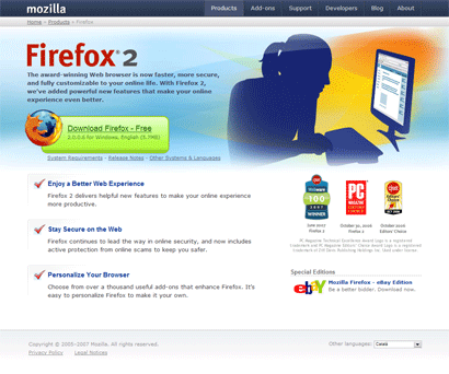 Firefox Design