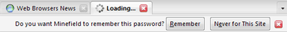 Firefox Remember Password