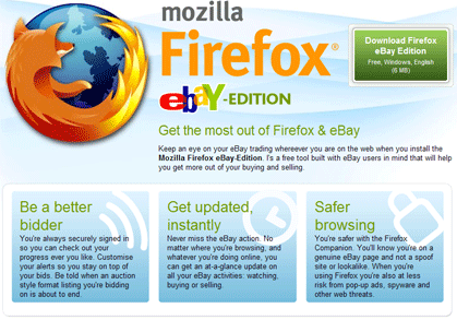 Firefox eBay Edition