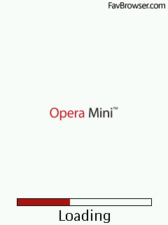Opera Mini 4 Beta 2 Loading Screen