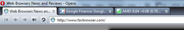 How to Remove Opera Small Blue Dots Near Tabs?