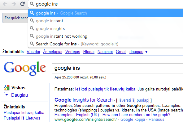Google Integrates Instant into Chrome