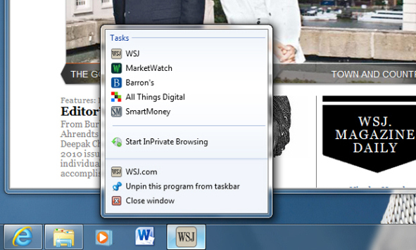 Internet Explorer 9 Screenshot