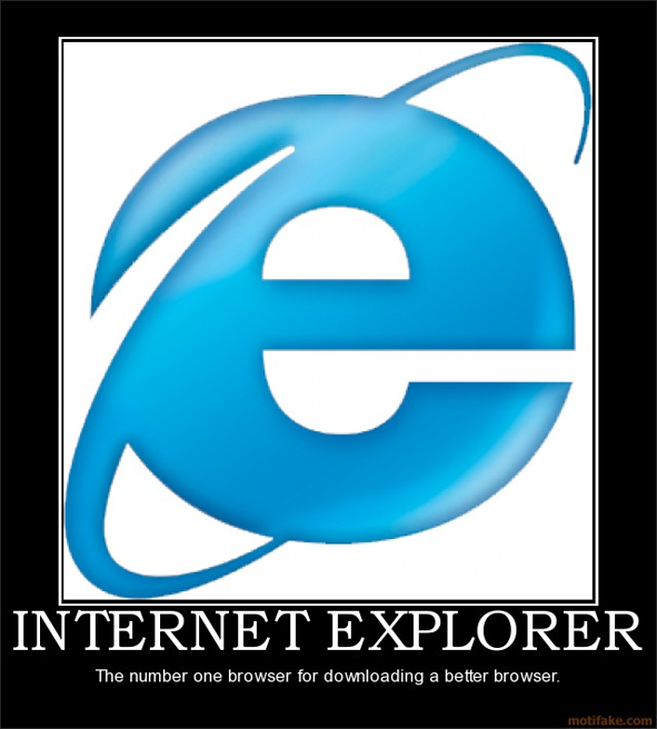 Internet Explorer is the Best Browser (Picture)