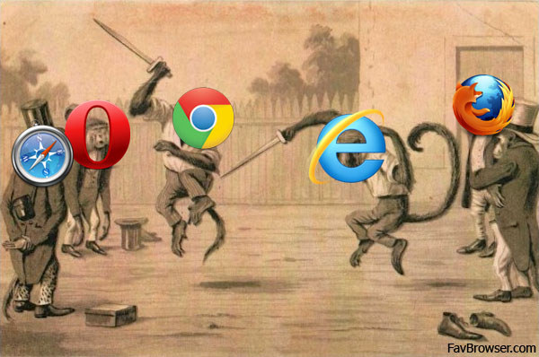 Google Chrome 16 vs. Firefox 9 vs. Internet Explorer 9 vs. Opera 11.60 vs. Safari 5.1