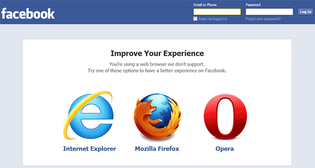 Facebook Drops Google Chrome Support, Replaces It With Opera