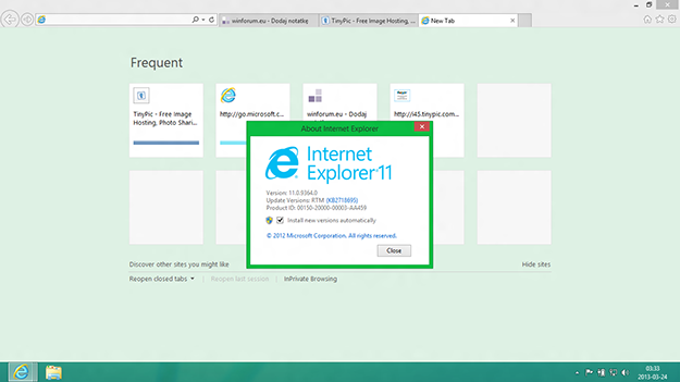 First Internet Explorer 11 Screenshots Leak