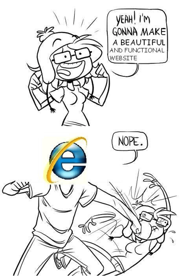Picture: Internet Explorer Site Development