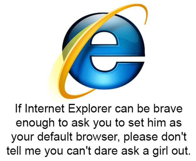 Internet Explorer Motivation (Pic)