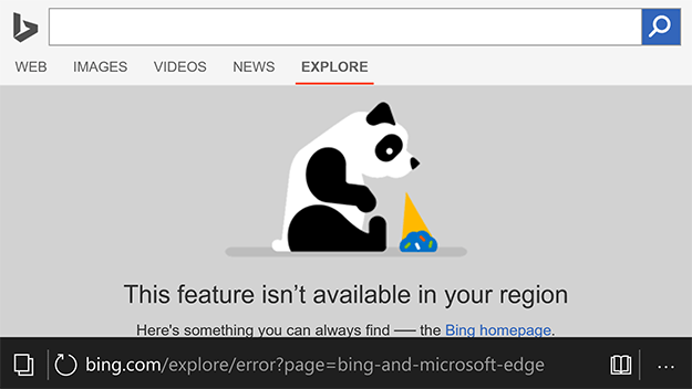 Microsoft Starts Recommending Incomplete Edge Browser To Bing Users