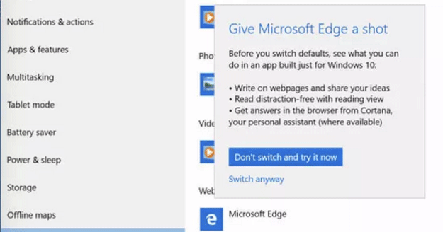 Microsoft Starts Abusing Windows 10 Users to Gain Market Share