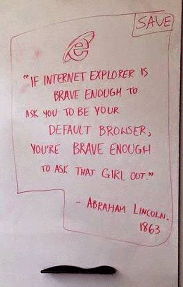 Internet Explorer Motivation (Picture)